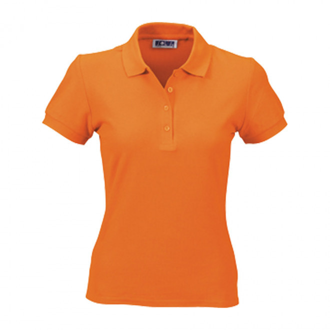 POLO PUBLICITAIRE FEMME 'PEOPLE' COULEUR 210 GR/M² - orange
