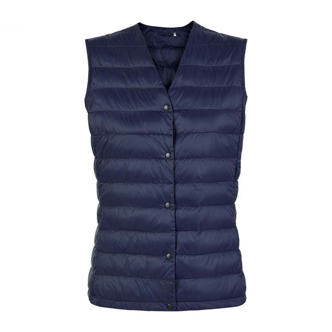 DOUDOUNE PERSONNALISABLE SANS MANCHE FEMME NEOBLU® 'ARTHUR' - bleu nuit