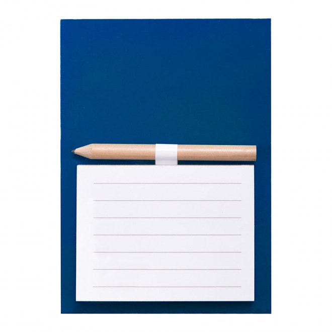 BLOC-NOTE AIMANTE PERSONNALISABLE 'AIMAMBLOC' - bleu