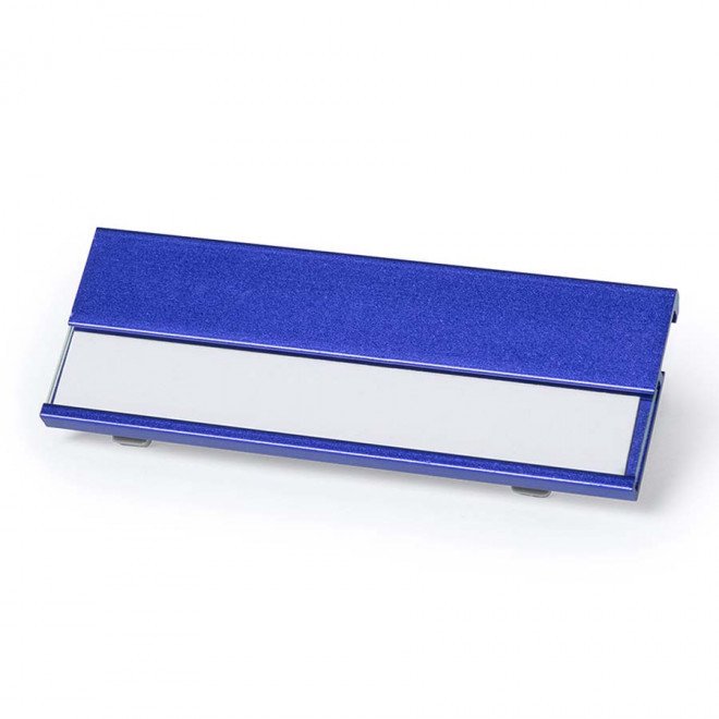 BADGE PERSONNALISABLE 'DISTINTIVO' - bleu