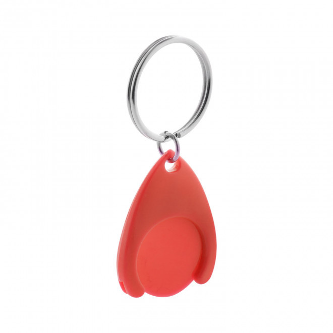 PORTE CLE JETON PERSONNALISABLE 'CATCHOS' - rouge