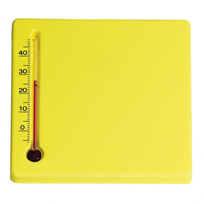 THERMOMETRE PUBLICITAIRE MIF 'CALOUR' - jaune