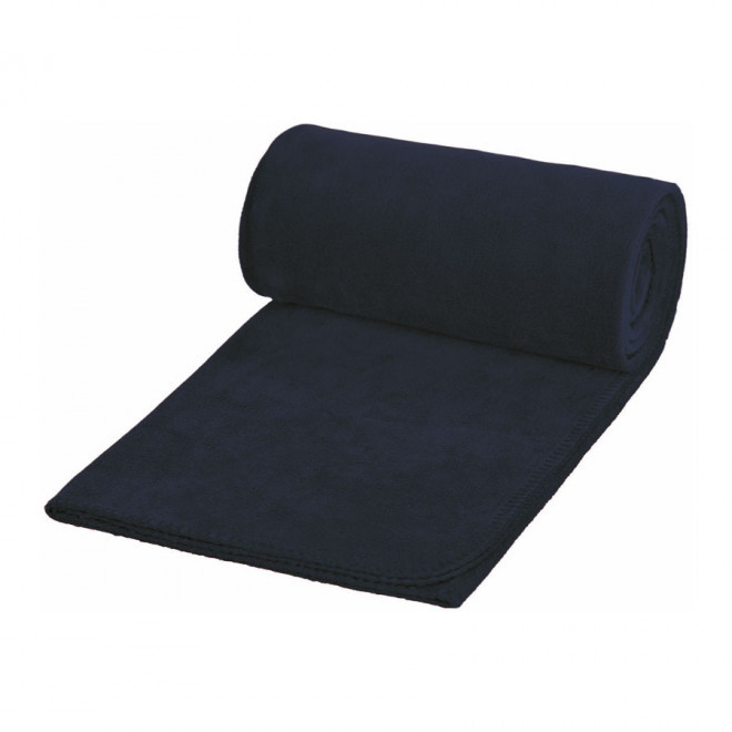 PLAID POLAIRE PERSONNALISABLE 'WEEK-END' - marine