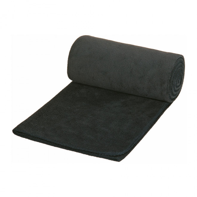 PLAID POLAIRE PERSONNALISABLE 'WEEK-END' - noir