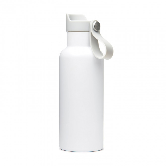 BOUTEILLE ISOTHERME PERSONNALISABLE SPORT 500ML 'TIALI' - blanc