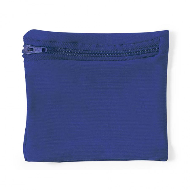 TOUR DE POIGNET PERSONNALISABLE MICROFIBRE 'FIBRA' - bleu