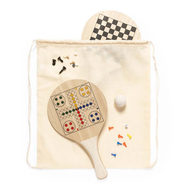 RAQUETTES PERSONNALISABLES JEUX DIVERS 'TERPO' - beige