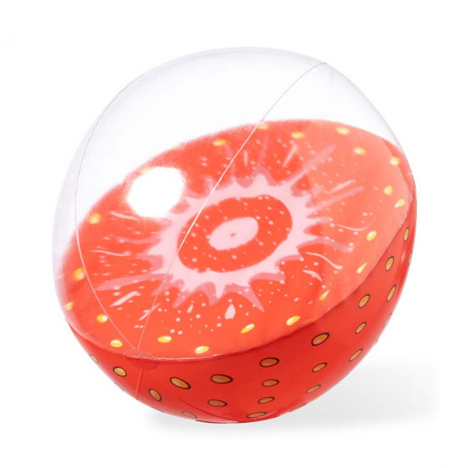 BALLON DE PLAGE FRUIT 'FRUTOS' - fraise