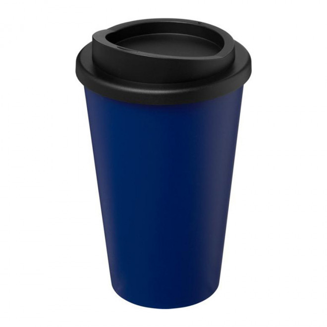 GOBELET PERSONNALISABLE ISO RECYCLE AMERICANO® 'IBON RECYCLE' - bleu/noir
