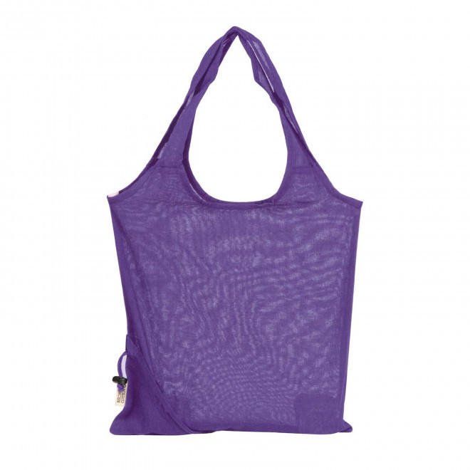 SAC SHOPPING PLIABLE PERSONNALISABLE 'ASIA COTON' - violet