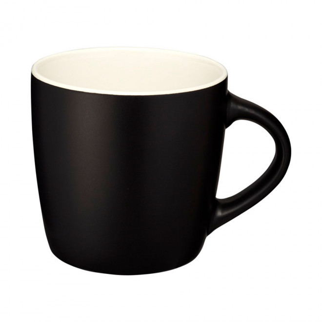 MUG PERSONNALISÉ EN CERAMIQUE 'COLLY' 4J - noir/blanc