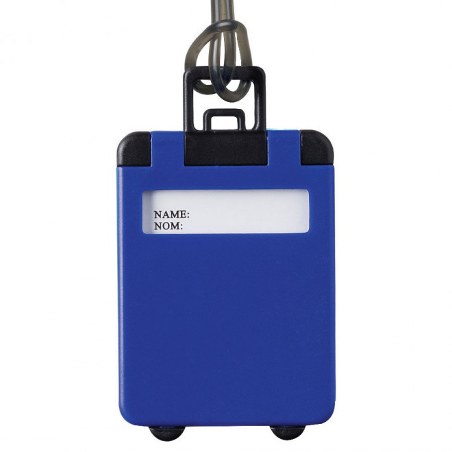 ÉTIQUETTE DE BAGAGE PERSONNALISÉE 'CORFOU' - bleu foncé