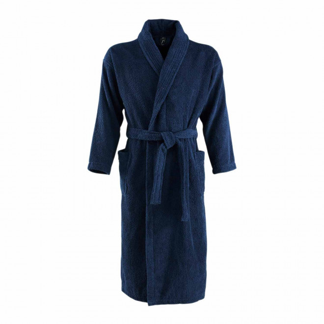 PEIGNOIR PERSONNALISÉ MIXTE COULEUR 'PALACE' - marine