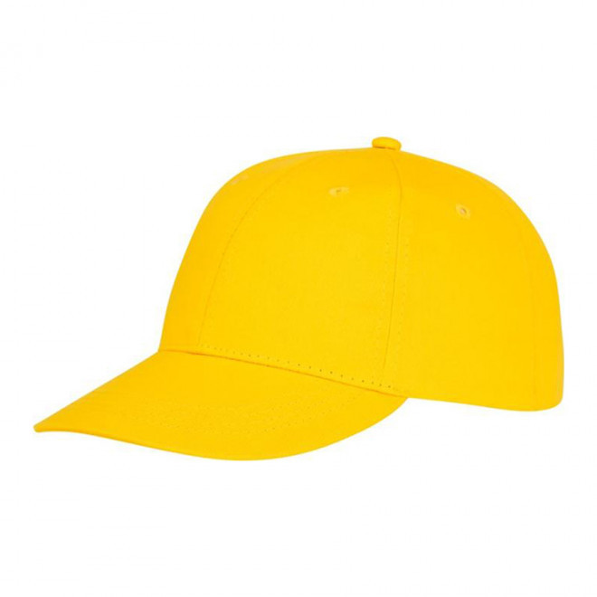 CASQUETTE PERSONNALISBLE 6 PANS 'ARISTO'  - jaune