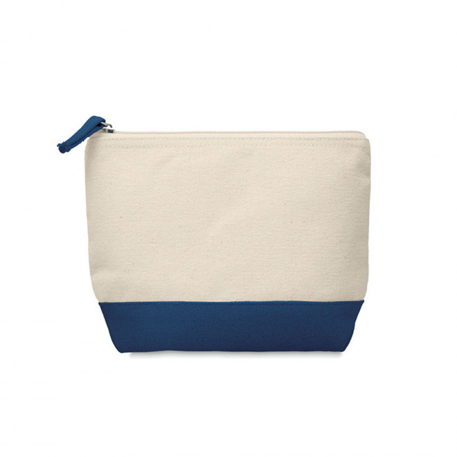 TROUSSE EN COTON BICOLORE PERSONNALISABLE 'MELLY' 4J - bleu