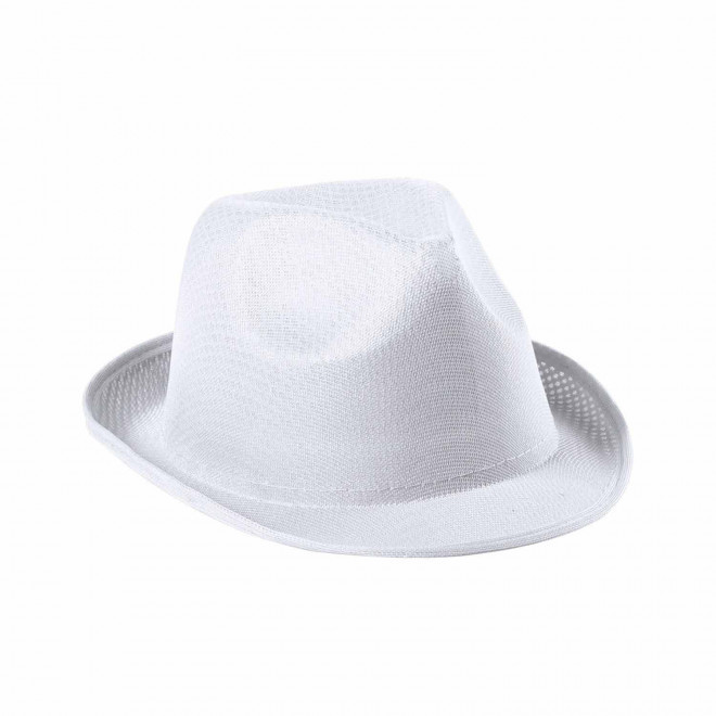 CHAPEAU SANS BANDEAU PERSONNALISABLE 'BRAZ' - blanc
