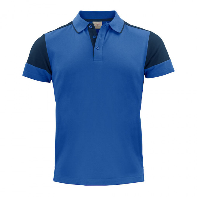 POLO PERSONNALISABLE HOMME BIO 'PRIMO' - cobalt/marine