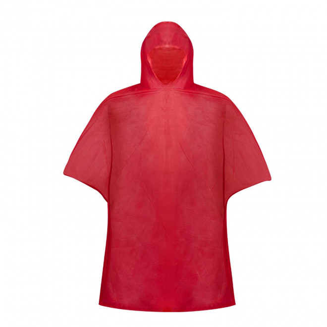 PONCHO MIXTE PERSONNALISABLE 'MONTELLA' - rouge