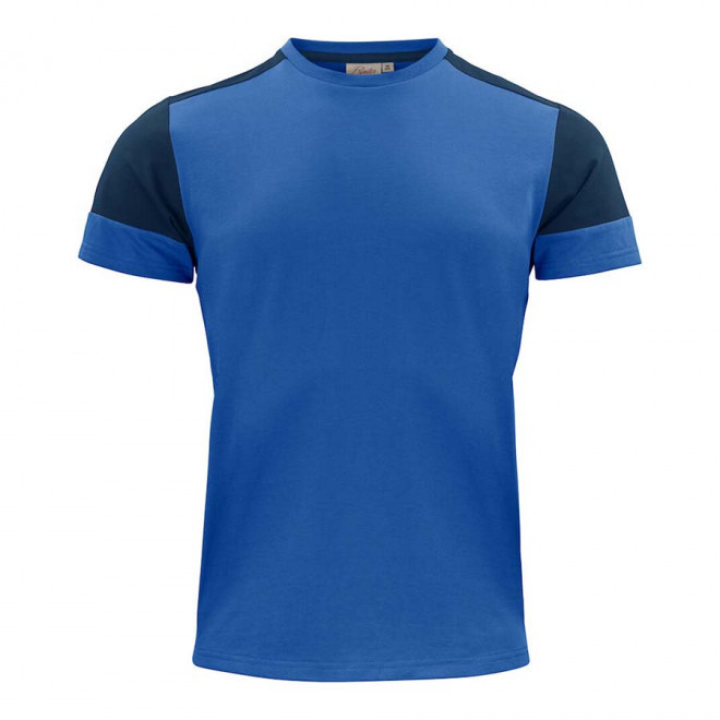 TEE-SHIRT PERSONNALISABLE HOMME BIO 'PRIME' - cobalt/marine