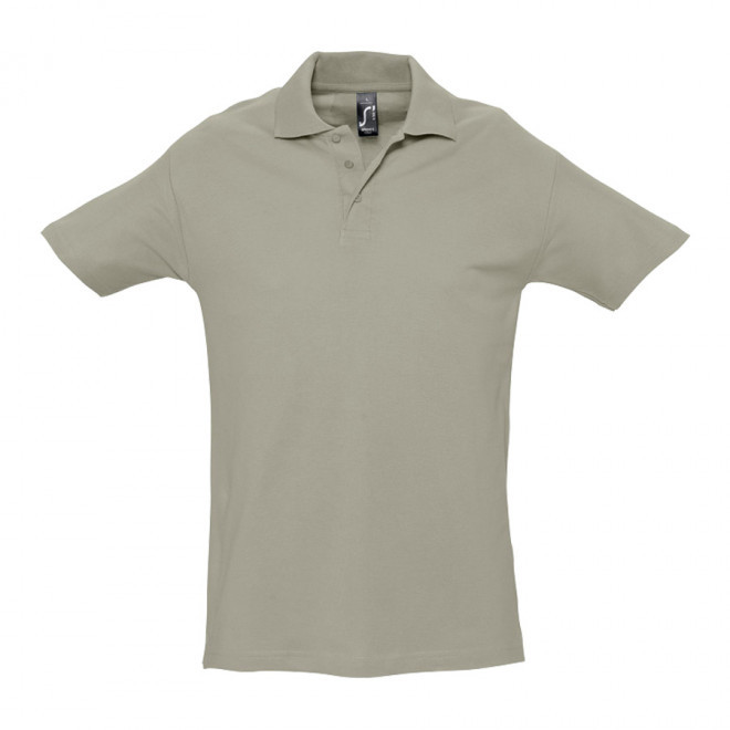 POLO PERSONNALISÉ HOMME 'SPRING' COULEUR 210 GR/M² - kaki