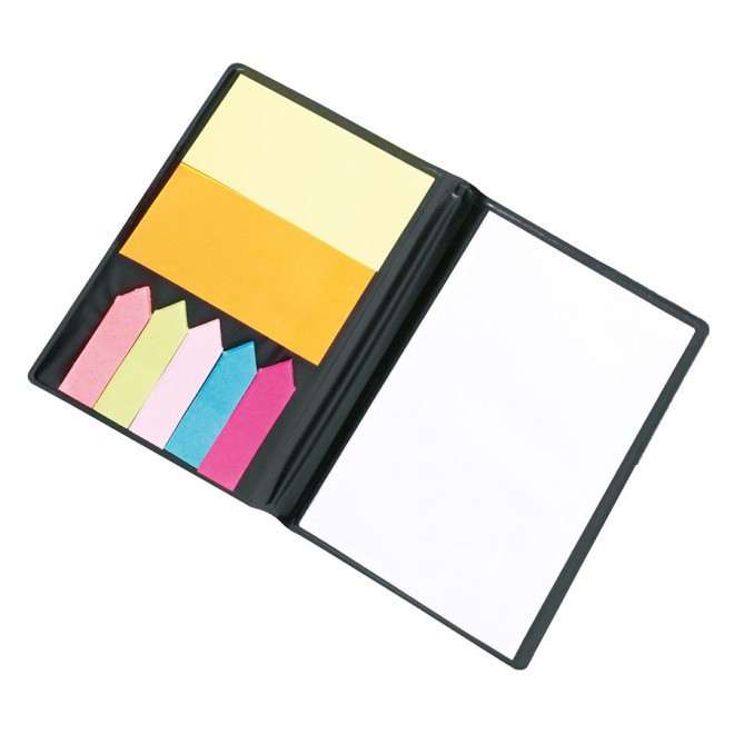 BLOC MARQUE-PAGES PERSONNALISABLE 'JAZZ' - noir