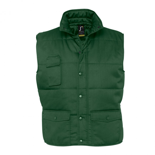 BODYWARMER PERSONNALISABLE MIXTE MULTIPOCHES 'EQUINOX PRO' - vert bouteille