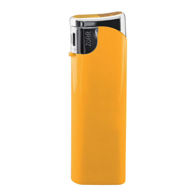 BRIQUET RECHARGEABLE PUBLICITAIRE PIEZO 'POSEIDON' - jaune