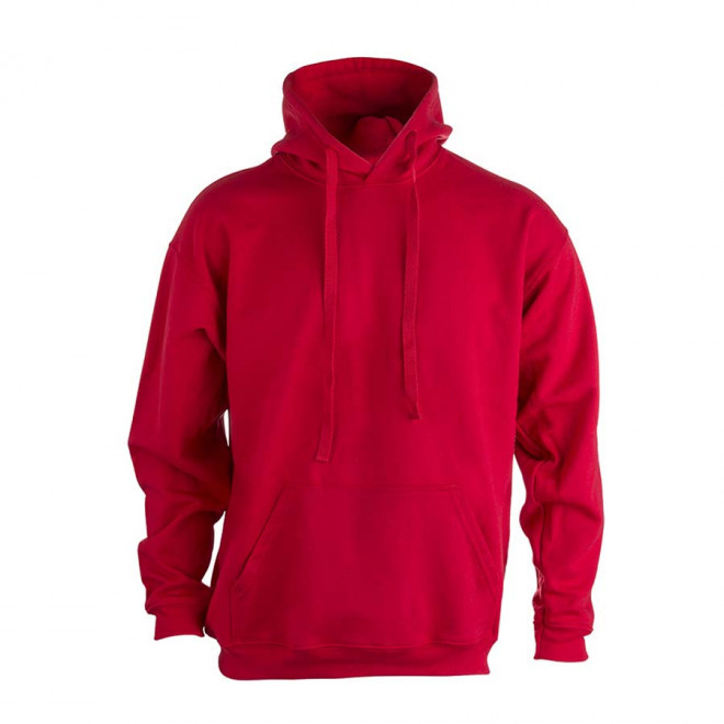 SWEAT CAPUCHE MIXTE PERSONNALISABLE 280G 'MORALIE' - rouge