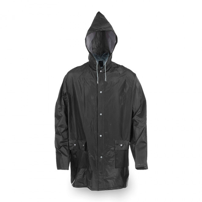 VESTE IMPERMEABLE PERSONNALISABLE 'HINDA' - noir