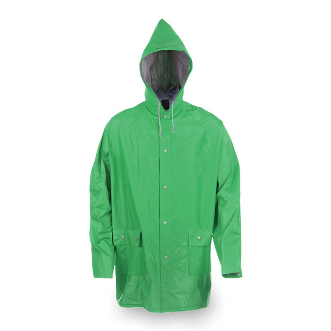 VESTE IMPERMEABLE PERSONNALISABLE 'HINDA' - vert