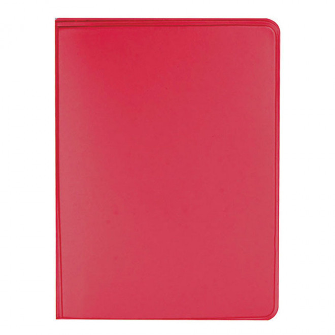 PORTE CARTES PROMOTIONNEL DOUBLE 'AUGUSTO' - rouge