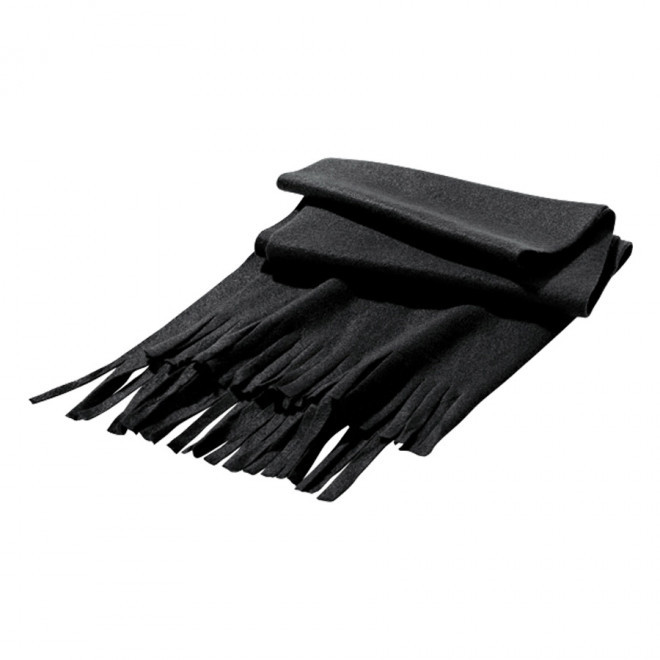 ECHARPE PUBLICITAIRE POLAIRE 'FEMINA' - noir