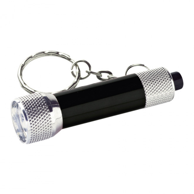 PORTE-CLES LAMPE PUBLICITAIRE 'VISTA' - noir