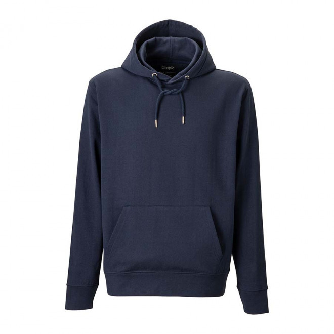 SWEAT CAPUCHE MIXTE UTOPIC PERSONNALISABLE 'SWITA' - bleu