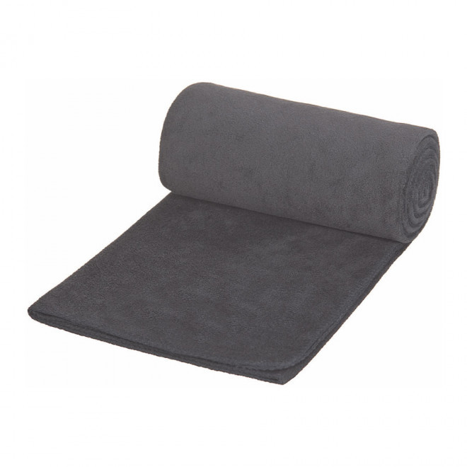 PLAID POLAIRE PERSONNALISABLE 'WEEK-END' - gris kaki