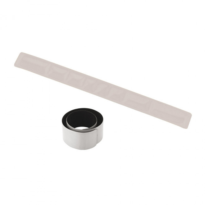 BRASSARD PUBLICITAIRE RÉFLÉCHISSANT 'PREVENTI' - gris