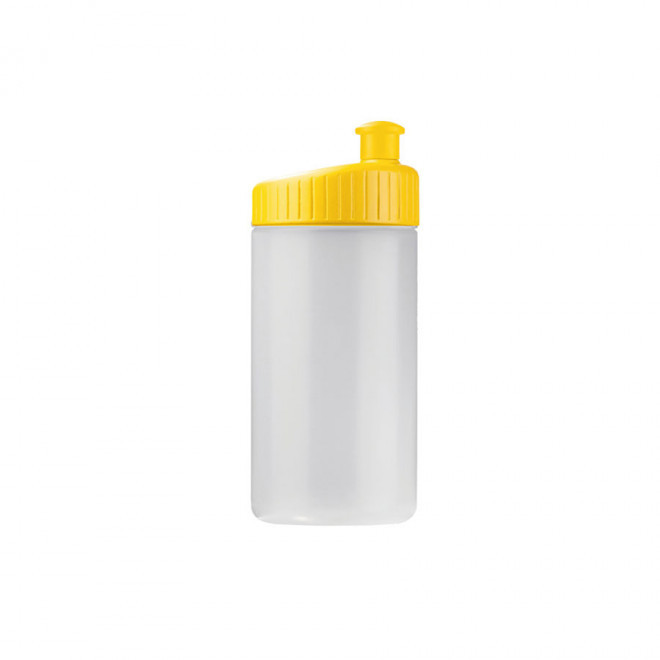 RAPIDE 4J - GOURDE OPAQUE PUBLICITAIRE 500ML 'TRAIL' - jaune