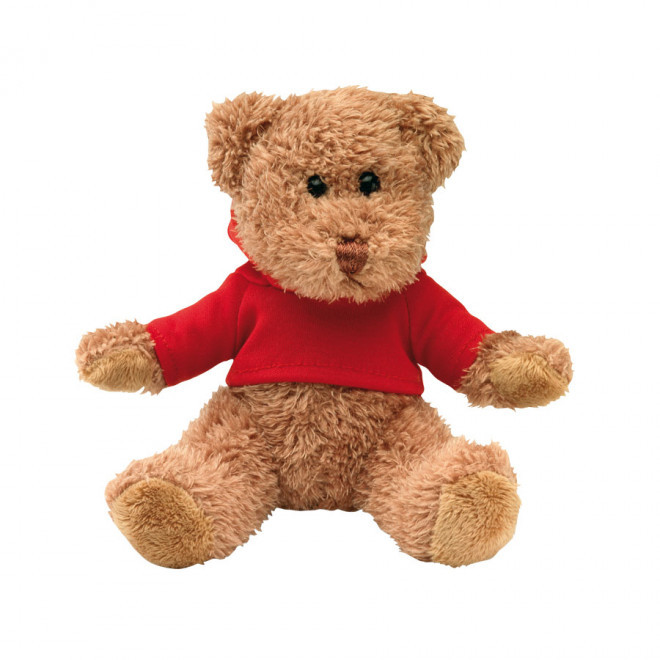 PELUCHE PERSONNALISABLE OURSON 'TEDDY' - rouge