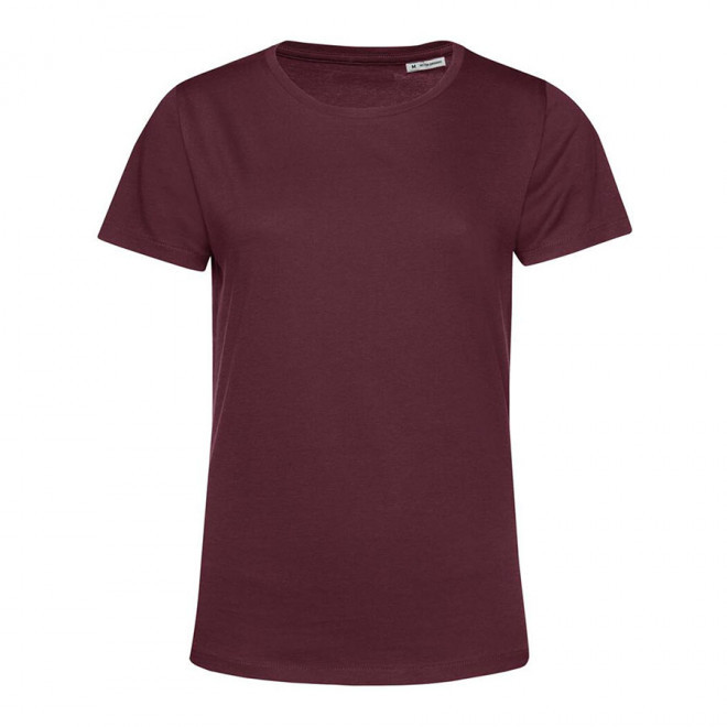 TEE-SHIRT FEMME B&C PERSONNALISABLE 'PALTO BIO 145G' - burgundy