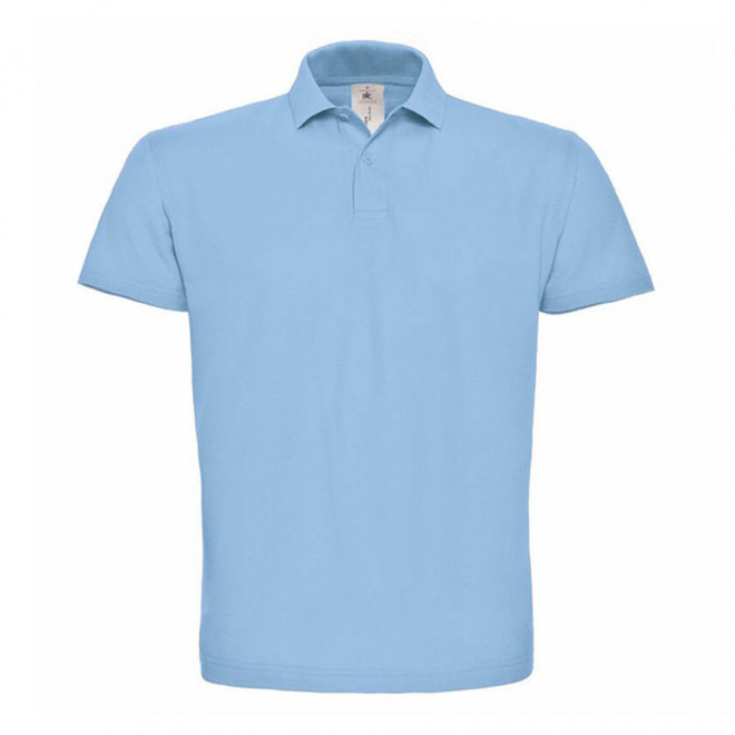 POLO PERSONNALISABLE HOMME B&C 'ADIMO' - bleu clair