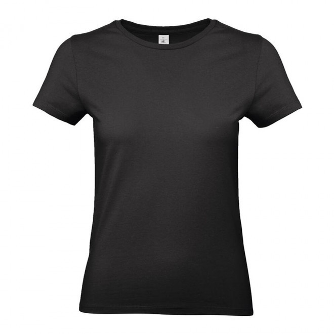 TEE-SHIRT FEMME PERSONNALISABLE B&C 'PALTO 185' - noir