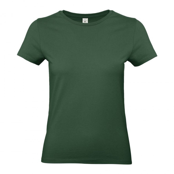 TEE-SHIRT FEMME PERSONNALISABLE B&C 'PALTO 185' - vert bouteille