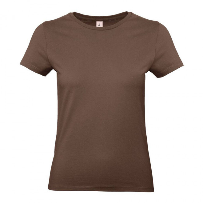 TEE-SHIRT FEMME PERSONNALISABLE B&C 'PALTO 185' - chocolat