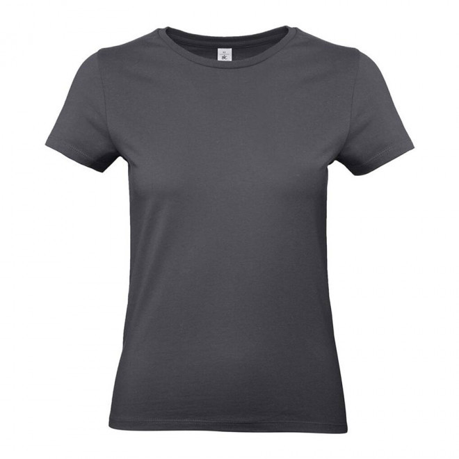TEE-SHIRT FEMME PERSONNALISABLE B&C 'PALTO 185' - gris foncé