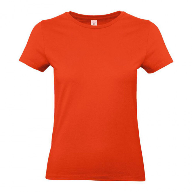 TEE-SHIRT FEMME PERSONNALISABLE B&C 'PALTO 185' - fire red