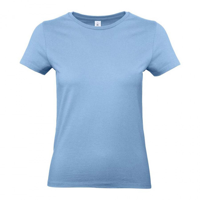 TEE-SHIRT FEMME PERSONNALISABLE B&C 'PALTO 185' - bleu ciel