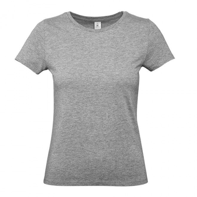 TEE-SHIRT FEMME PERSONNALISABLE B&C 'PALTO 185' - gris sport