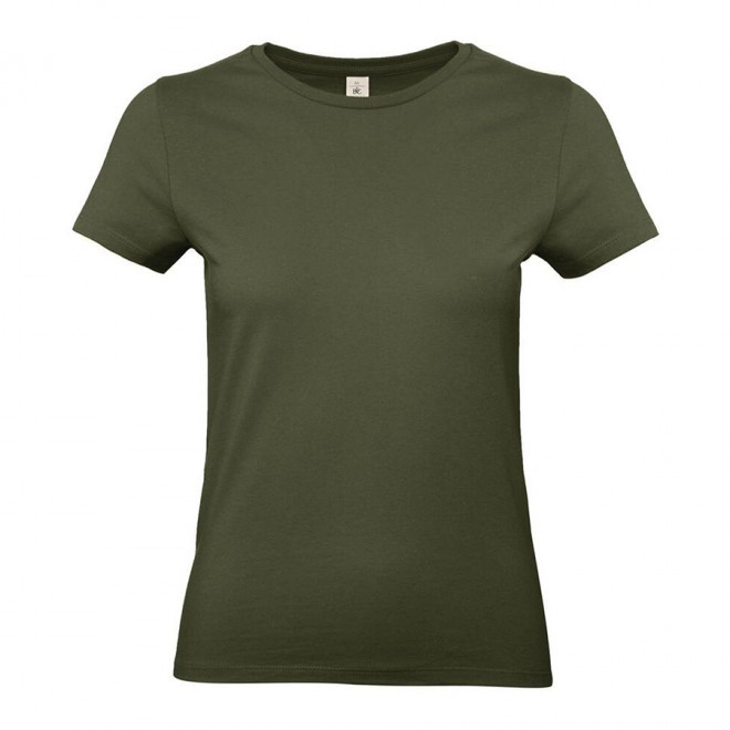 TEE-SHIRT FEMME PERSONNALISABLE B&C 'PALTO 185' - urban kaki