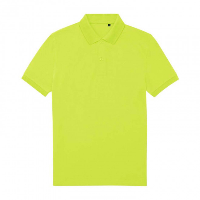POLO PERSONNALISABLE HOMME B&C 'RADOP' - citron/vert