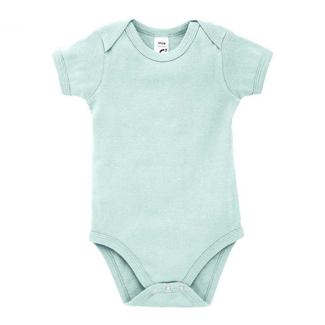 BODY BÉBÉ PERSONNALISÉ 'BAMBINO' 180 GR/M² - bleu